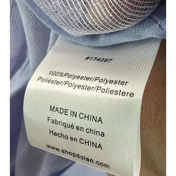 Anthropologie Blazer Womens Medium Blue Periwinkle Sheer Formal Jacket Dolan - Picture 9 of 13